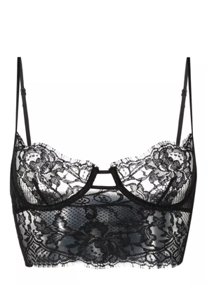 Kiki de Montparnasse lace longline bra - Black
