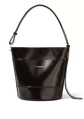 Claudie Pierlot Solveig leather bucket bag - Black