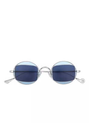 Eyepetizer round-frame sunglasses - Silver