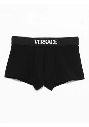 Versace logo-band boxer shorts - Black