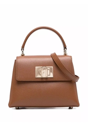 Furla 1927 leather tote bag - Brown