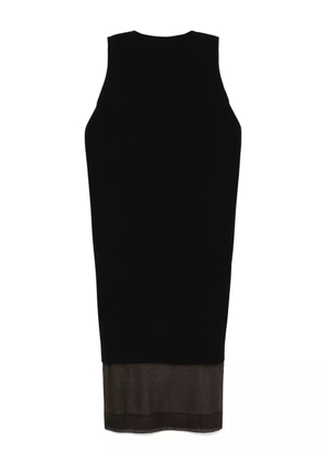 KHAITE Malik midi dress - Black