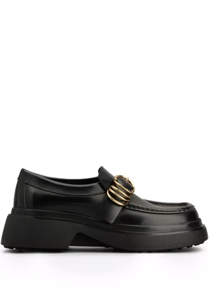 Tod's leather loafers - Black