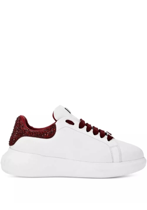 Philipp Plein rhinestone-embellished sneakers - Red
