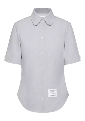 Thom Browne oxford short-sleeve shirt - Grey