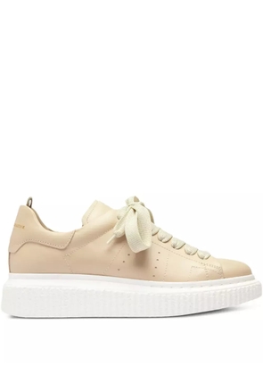 Officine Creative lace-up platform sneakers - Neutrals