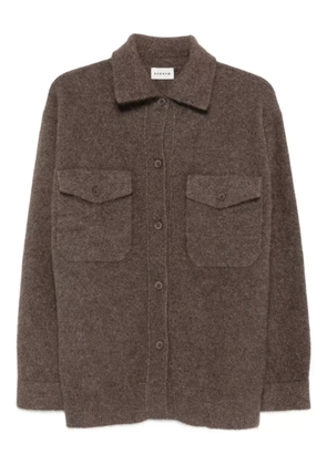 P.A.R.O.S.H. buttoned flap-pocket cardigan - Brown