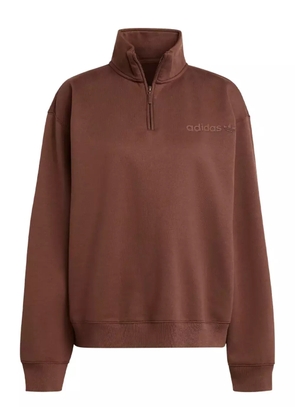 adidas half-zip sweatshirt - Red