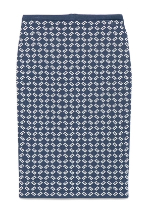 Givenchy monogram 72-jacquard midi skirt - Blue