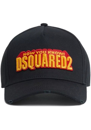 DSQUARED2 embroidered logo cap - Black