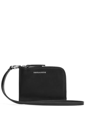 DSQUARED2 logo-lettering coin purse - Black