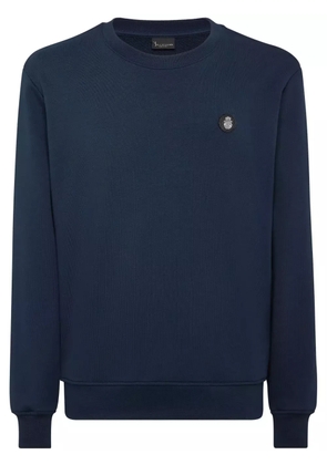 Billionaire logo patch sweatshirt - Blue