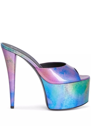Giuseppe Zanotti 150mm GZ Aida platform sandals - Multicolour