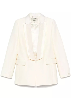 FENDI single-breasted blazer - Neutrals