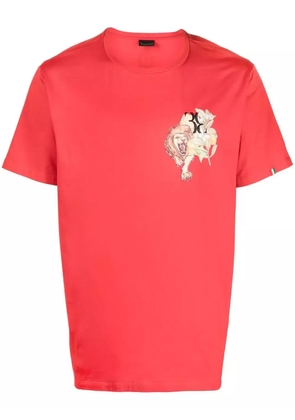 Billionaire graphic-print round-neck T-shirt - Red