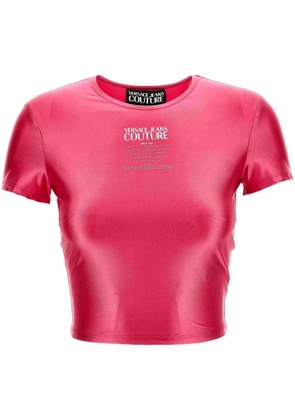 Versace Jeans Couture logo-print T-shirt - Pink