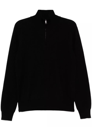 Brioni half-zip jumper - Black