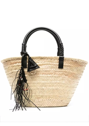Alanui large Icon Palm Leaf tote bag - Neutrals