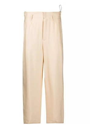 Forte Forte concealed-front trousers - Neutrals