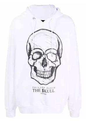 Philipp Plein The Skull print hoodie - White