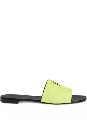 Giuseppe Zanotti Shirley glitter sandals - Yellow