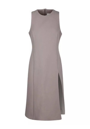AMI Paris virgin-wool midi dress - Neutrals