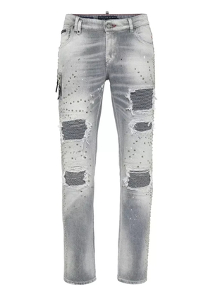 Philipp Plein studded jeans - Grey