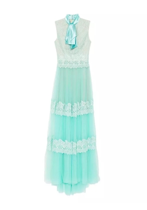 Saiid Kobeisy embroidered maxi dress - Green