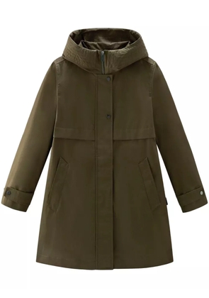 Woolrich cotton hooded parka coat - Green