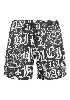 Philipp Plein Boxer swim shorts - Black