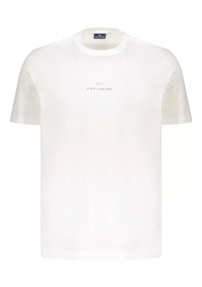 Paul & Shark logo-print crew-neck T-shirt - White