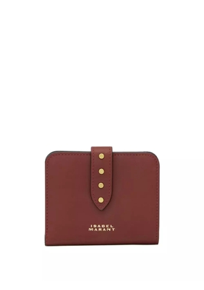 ISABEL MARANT logo-print wallet - Red