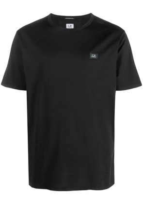 C.P. Company logo-patch cotton T-shirt - Black