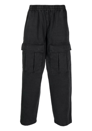 Acne Studios mir-rise straight-leg cargo trousers - Black