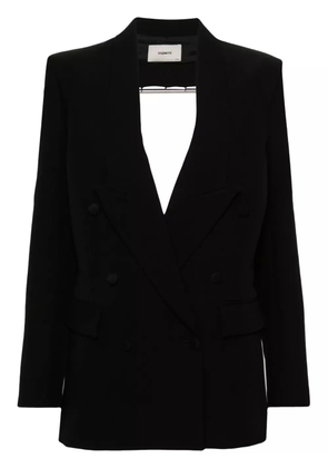 Coperni triangle-detail cut-out blazer - Black