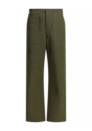 Buzz Ricksons patch-pocket cotton trousers - Green