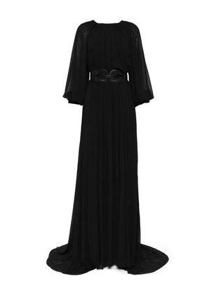 Saiid Kobeisy pleated maxi dress - Black