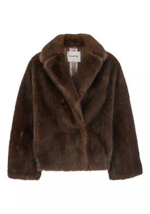 VALENTINI 1972 faux-fur jacket - Brown