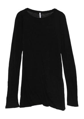 Liviana Conti Lucrezia long-sleeve round-neck t-shirt - Black