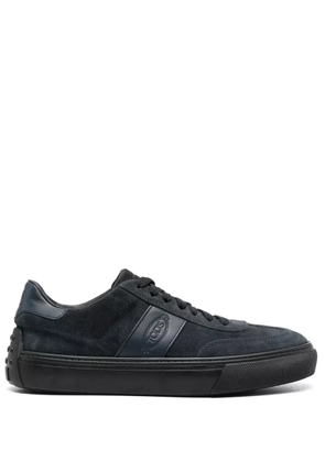 Tod's logo-stamp low-top sneakers - Blue
