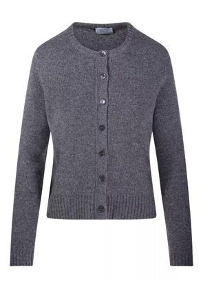 BeYou button-front cardigan - Grey