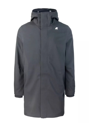 K-Way Tommy zip-fastening coat - Black