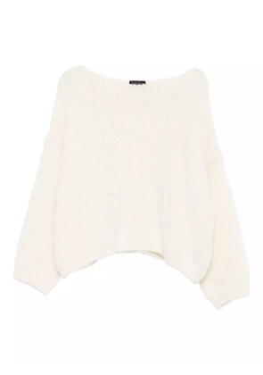 Roberto Collina boat-neck sweater - Neutrals