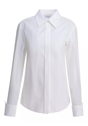 Max Mara long-sleeves buttoned-cuff shirt - White