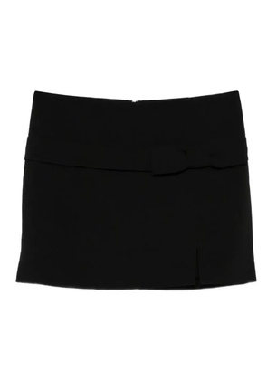 TWINSET bow-detail mini skirt - Black