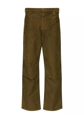 Maison Margiela patch cotton trousers - Brown