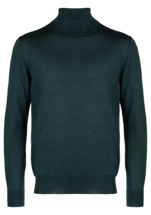 Cruciani roll-neck cashmere blend jumper - Green