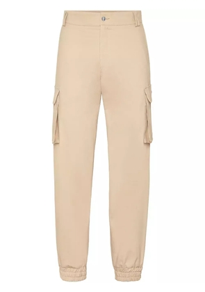 Philipp Plein logo-plaque cargo pants - Neutrals