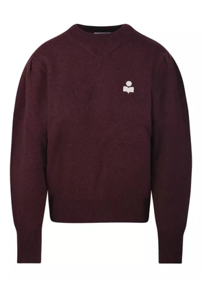 MARANT ÉTOILE Kelaya puff-sleeve sweater - Red