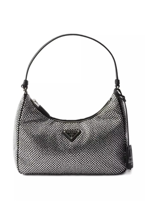 Prada mini Re-Edition shoulder bag - Grey